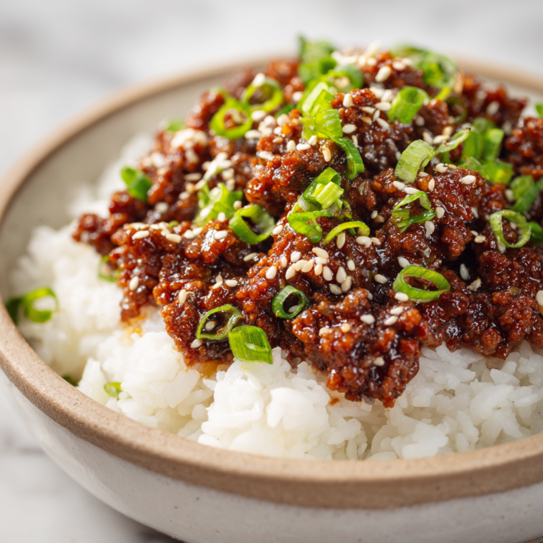 Korean Ground Beef Bowl