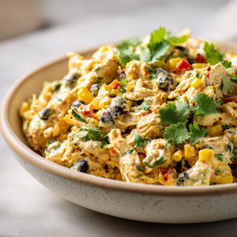 High Protein Southwest Chicken Salad | Fresh, Flavor-Packed & Easy