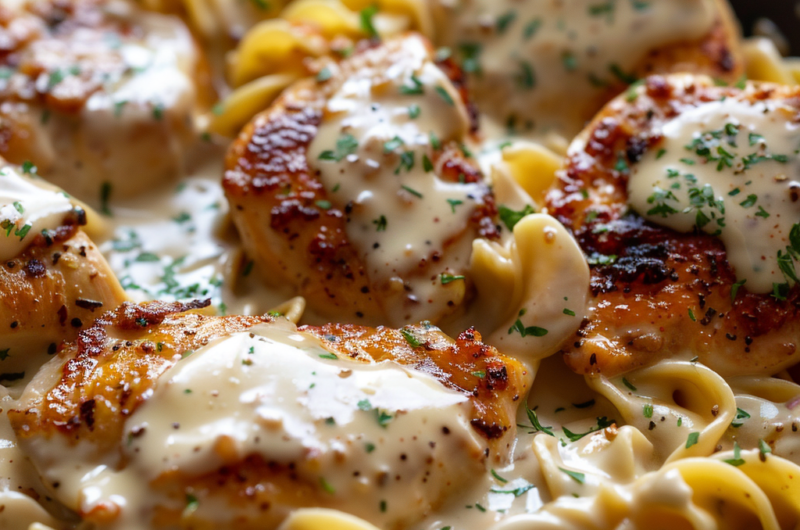 Savory One-Pan Chicken & Buttered Noodles | Cozy Comfort Dinner