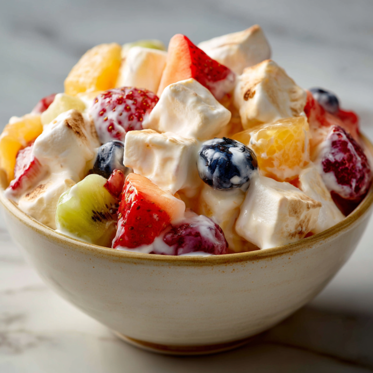 Easy Creamy Fruit Salad | Refreshing No-Bake Crowd Favorite