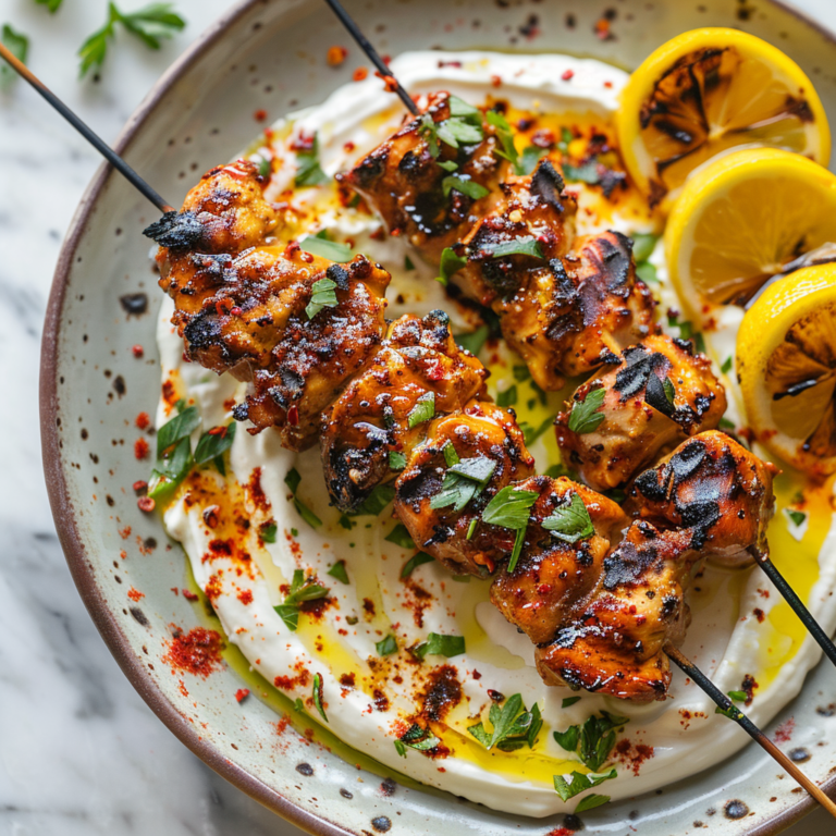 Hot Honey Garlic Chicken Skewers You’ll love
