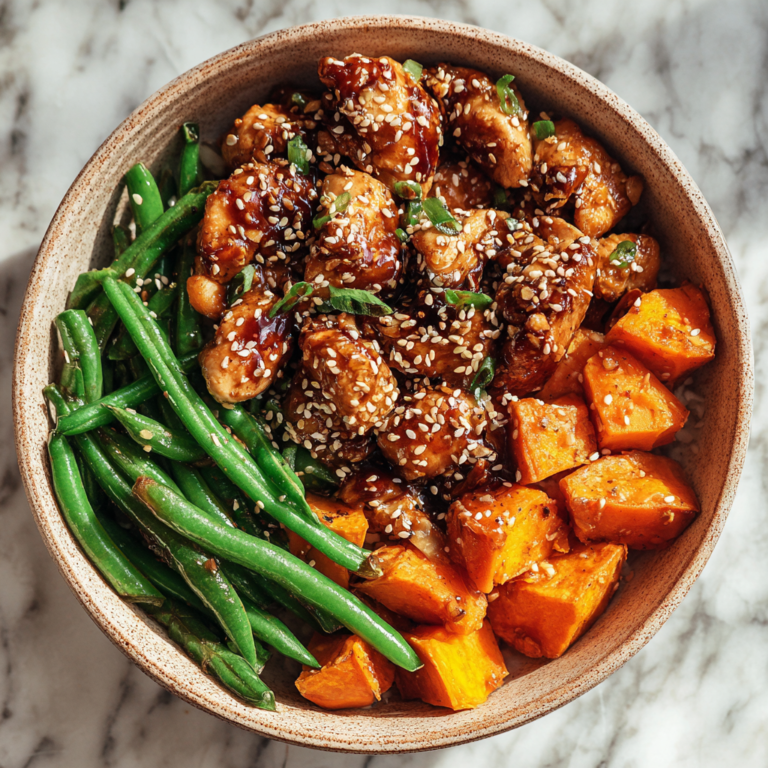 Irresistible Honey Garlic Chicken & Sweet Potato | Easy Healthy Dinner