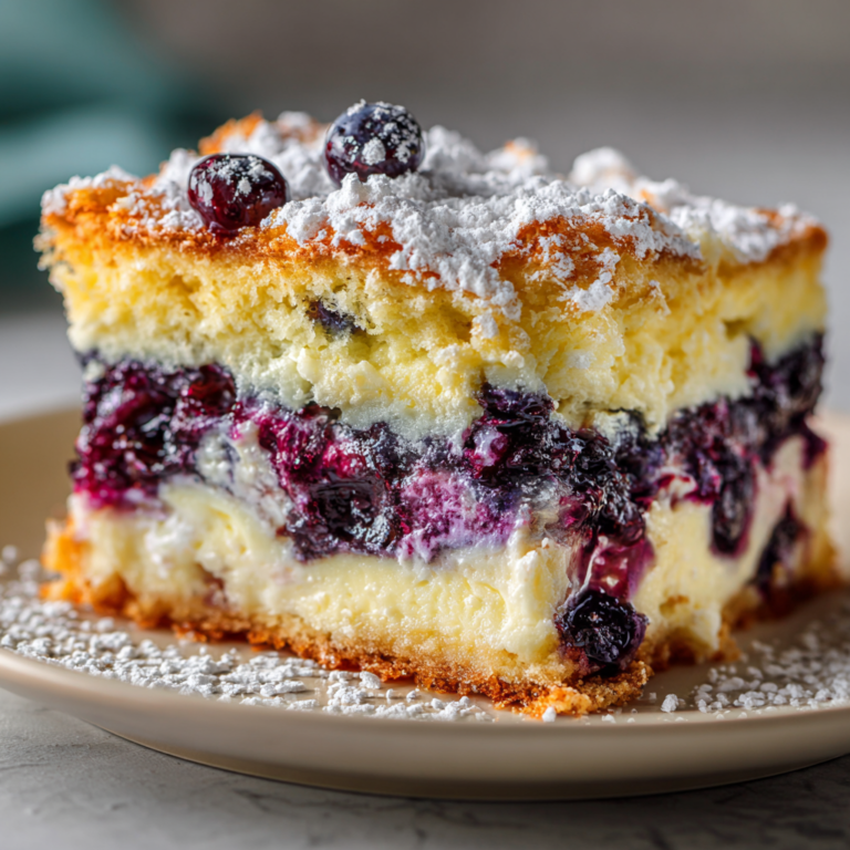 Lemon Blueberry Cheesecake Dump Cake | Irresistibly Easy Summer Dessert