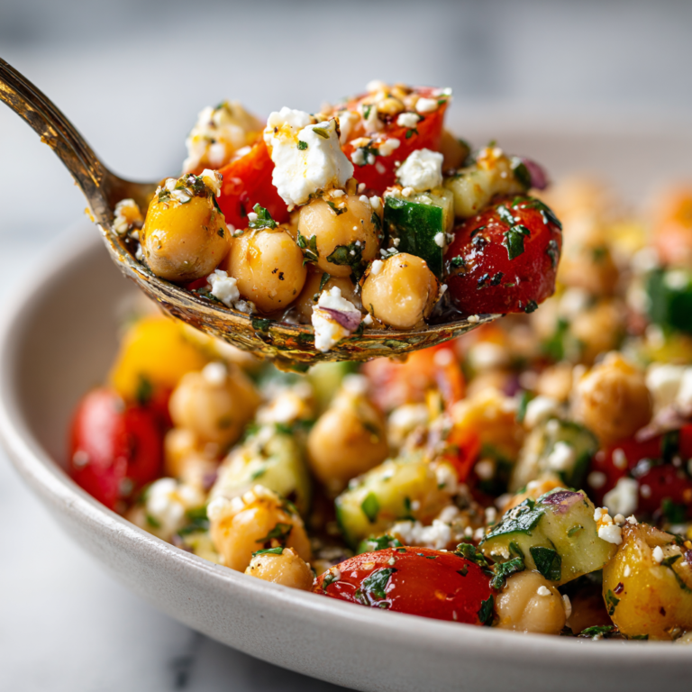 Mediterranean Chickpea Salad | Fresh, Healthy