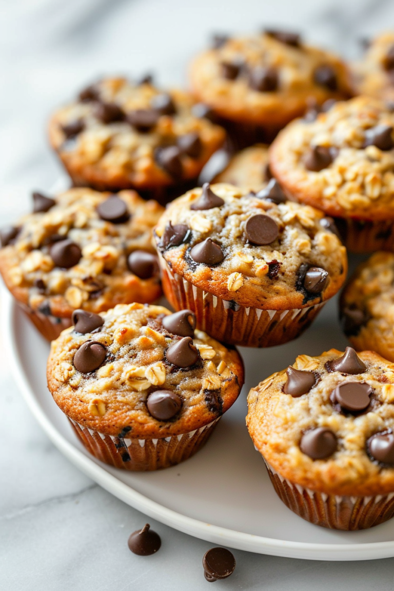 Oatmeal Chocolate Chip Muffins | Your New Cozy Morning Favorite