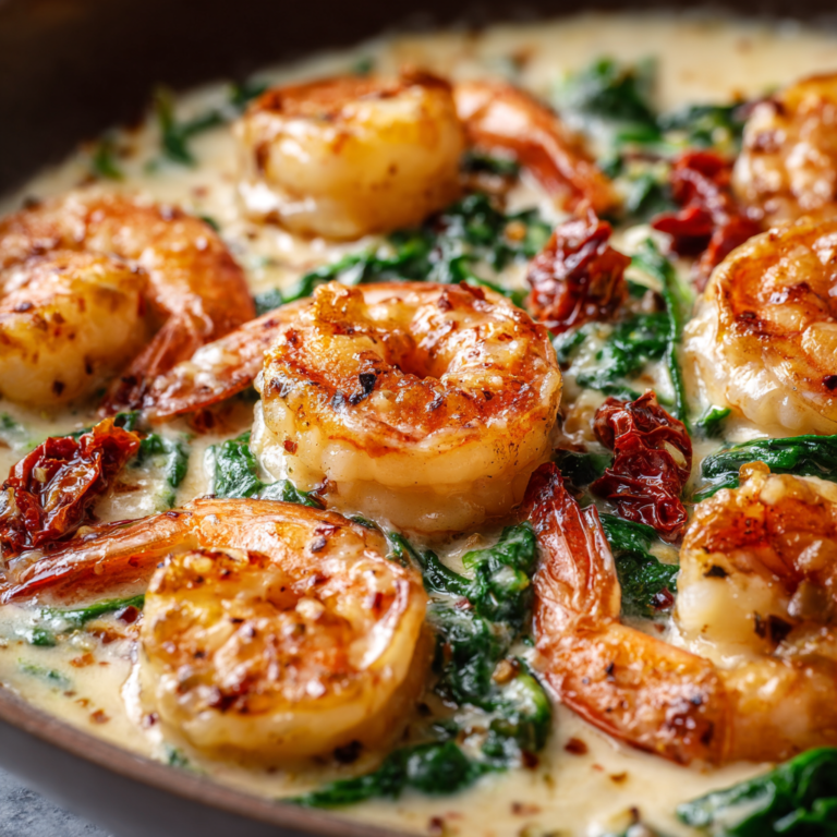 Creamy Tuscan Garlic Shrimp (20-Min Easy)